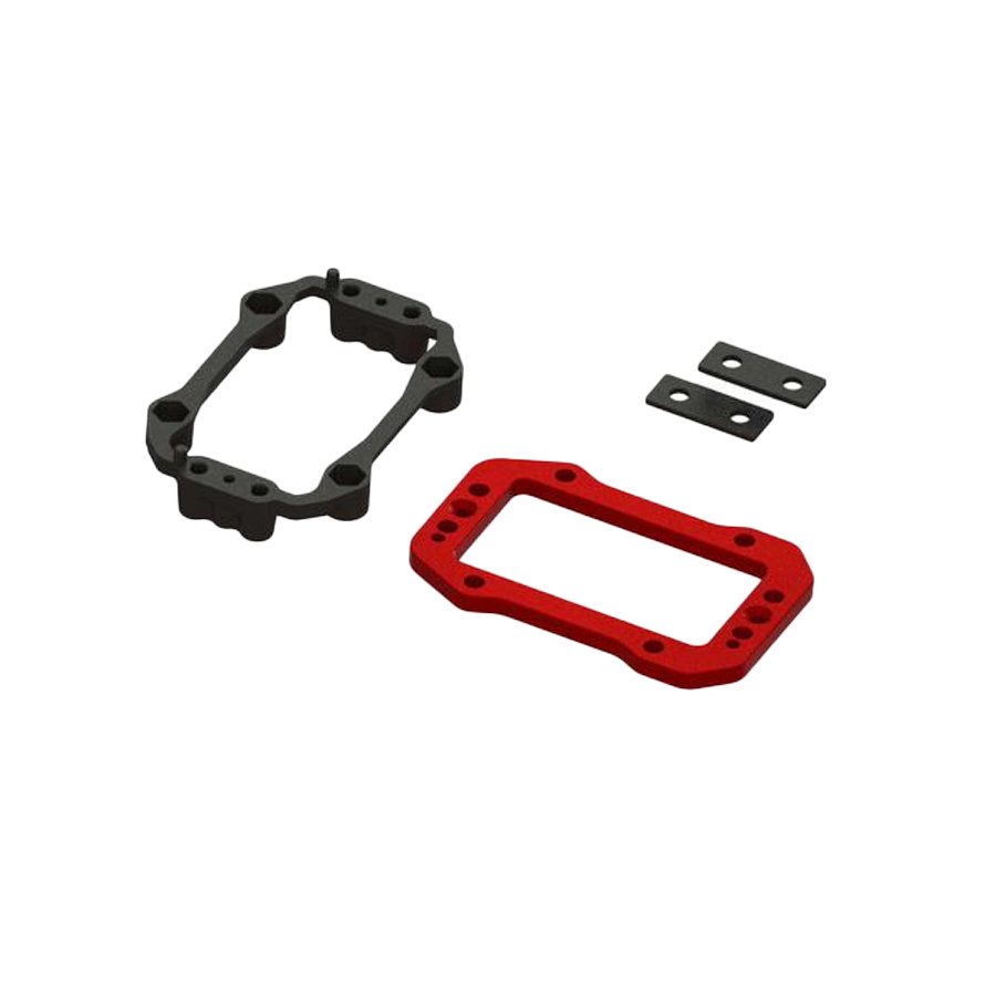 ST Racing Concepts Aluminum Servo Mount For Axial Wraith – CNC Machined, Gun Metal Finish