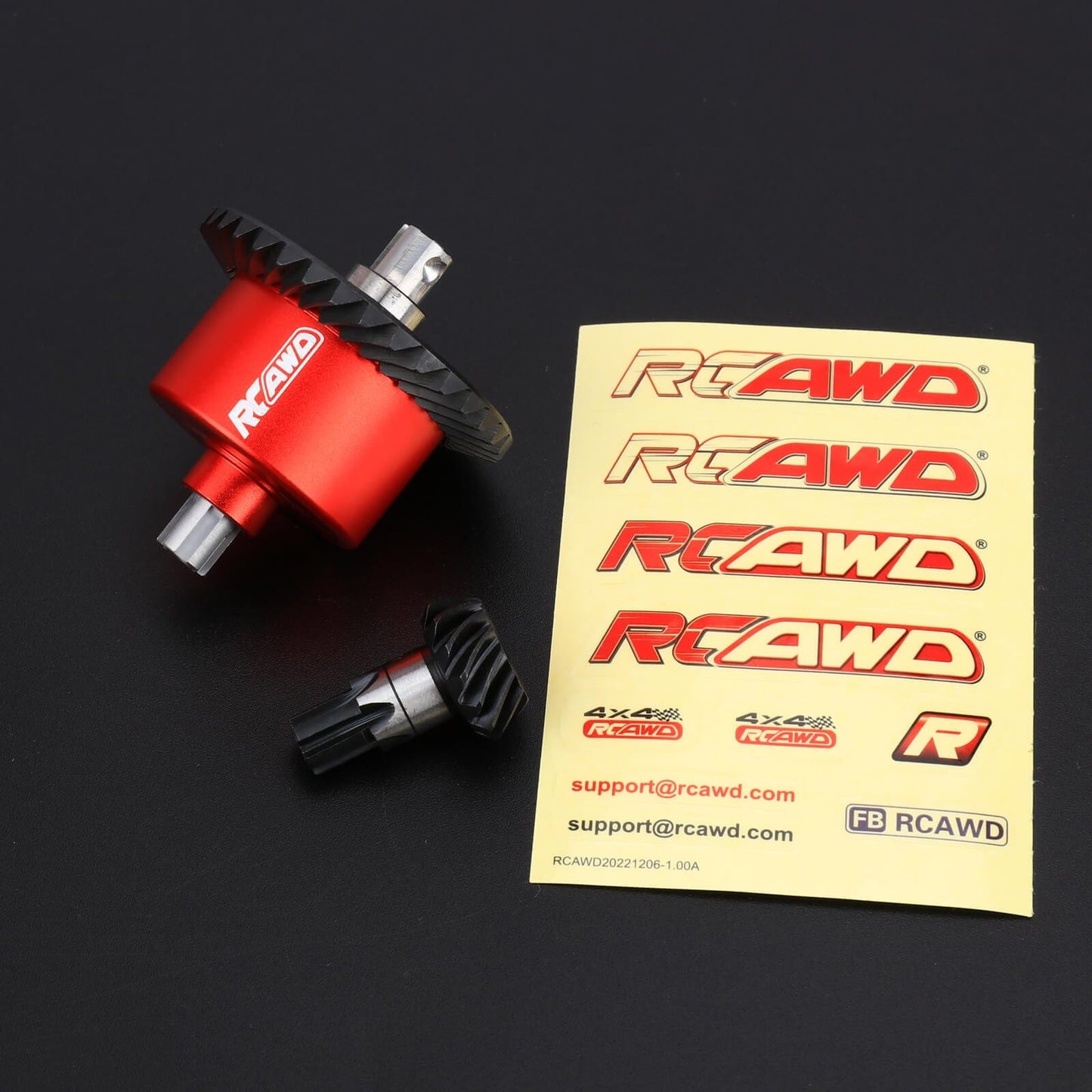RCAWD ARRMA 3S Diff Set RCAWD ARRMA 3s 34T 14T Transmission Module Front Rear Differential Assemblies Set