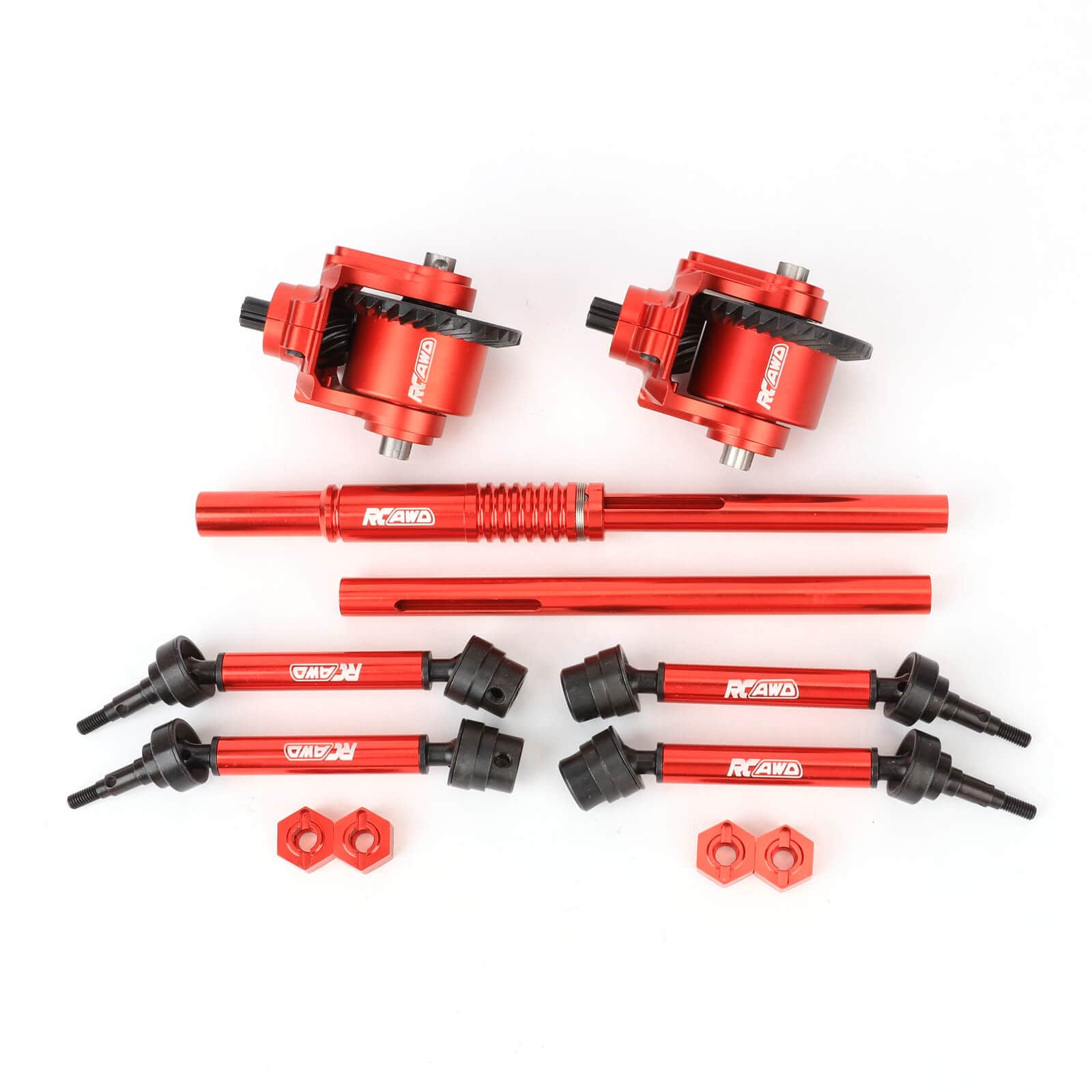 707品D-LIKE ドリフトパーツSD-634A ドライブギアセット他 RCAWD Arrma 3S 34T 13T Front Rear Metal Diff Transmission Set with Dri