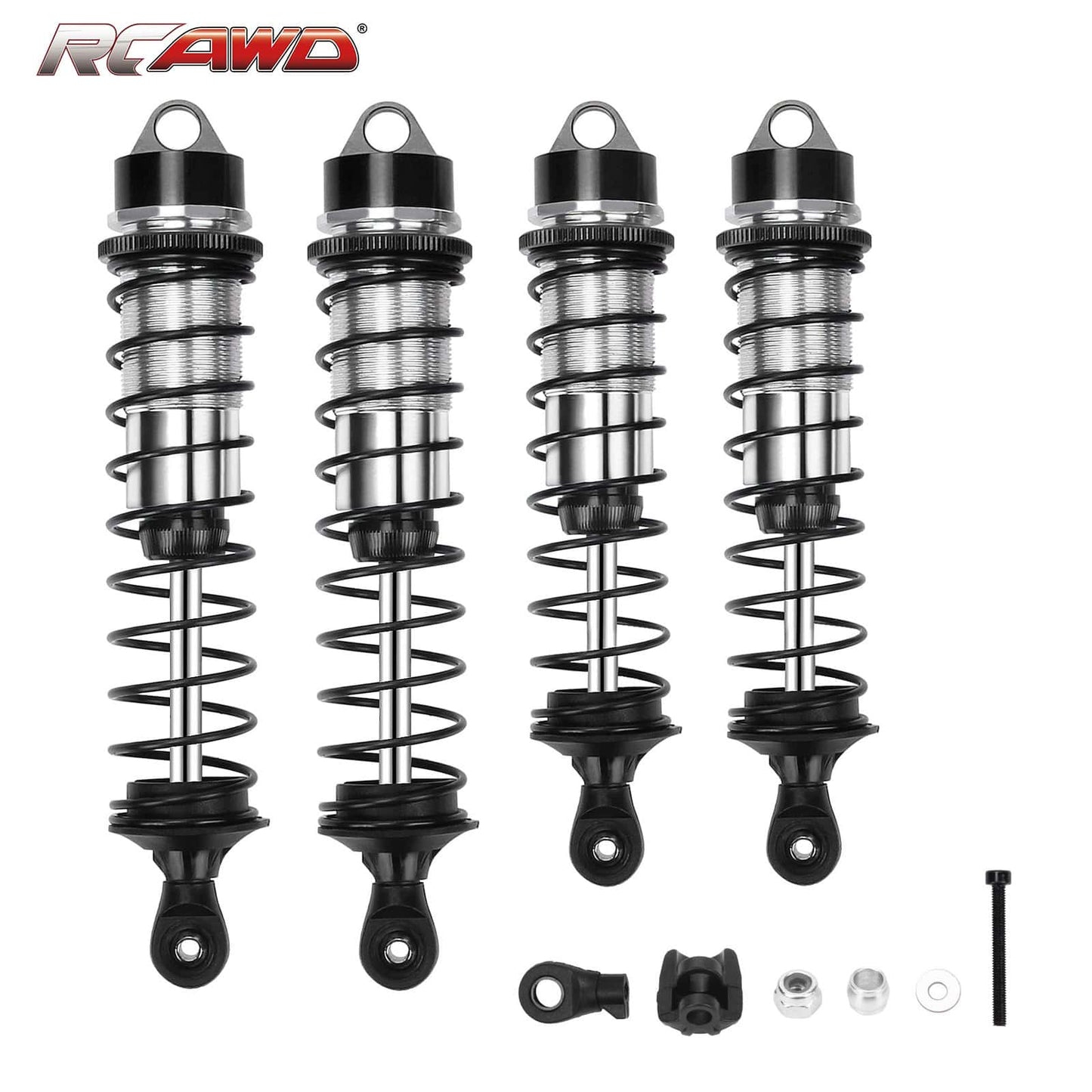 RCAWD ARRMA 6S Black RCAWD Arrma 117mm 134MM Front Rear Shock Absorber 5mm shaft 16mm Bore
