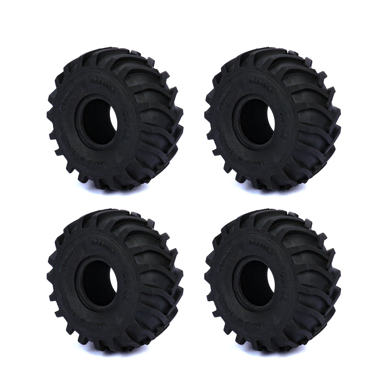 Pneumatici gomma RC ruote metallo Axial 1/24 SCX24 (nero Pneumatici gomma RC ruote metallo Axial 1/24 SCX24 (nero