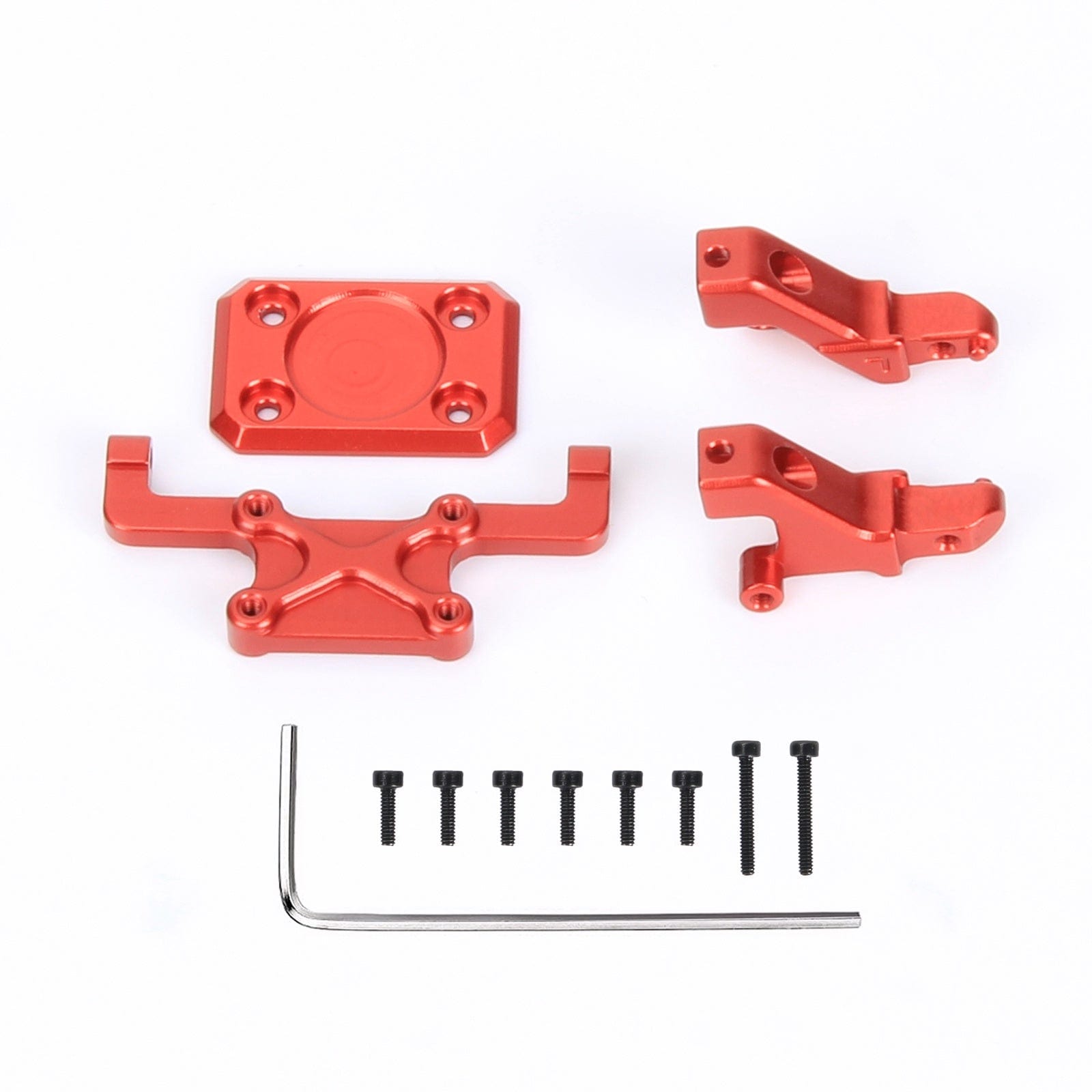 RCAWD SCX24 370 Motor Upgrade Kit - 34T Transmission, Shock Towers & Skid Plate For Axial Crawlers