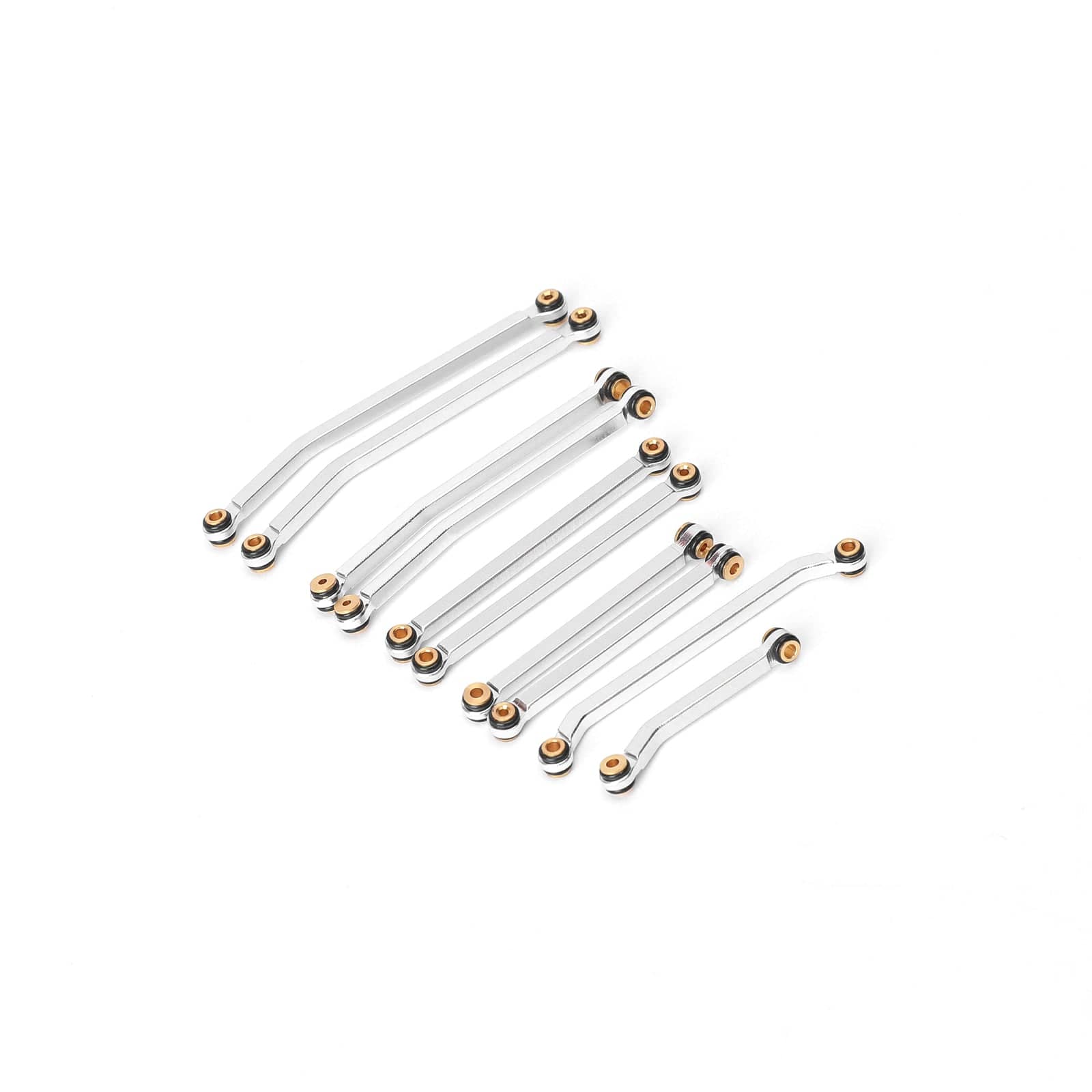 RCAWD 10PCS Steering Rod Tie Links Set Linkages For Axial SCX30