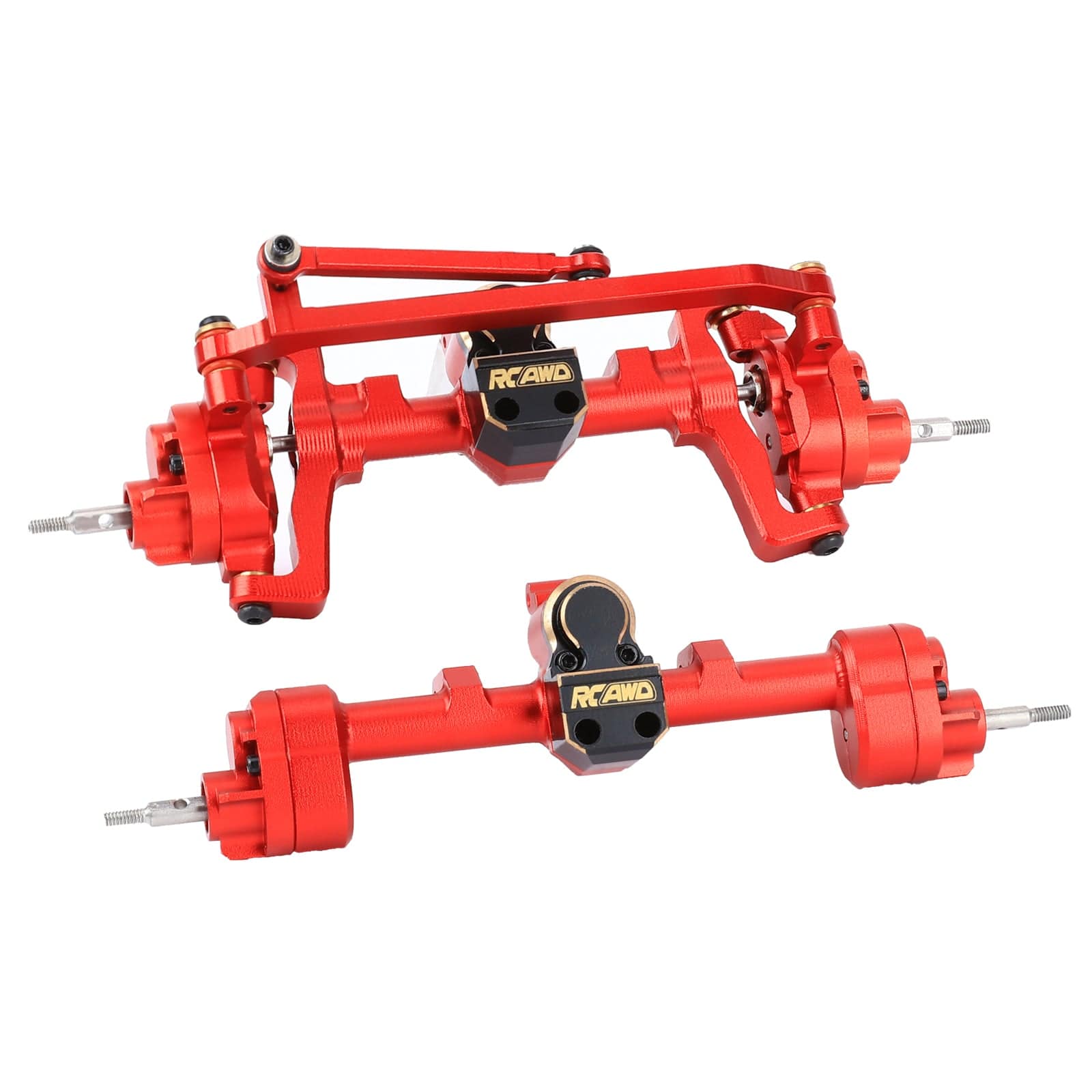 RCAWD FMS 1/18 RC Car Portal Axles Set with 70MM 50MM Steel Driveshaft