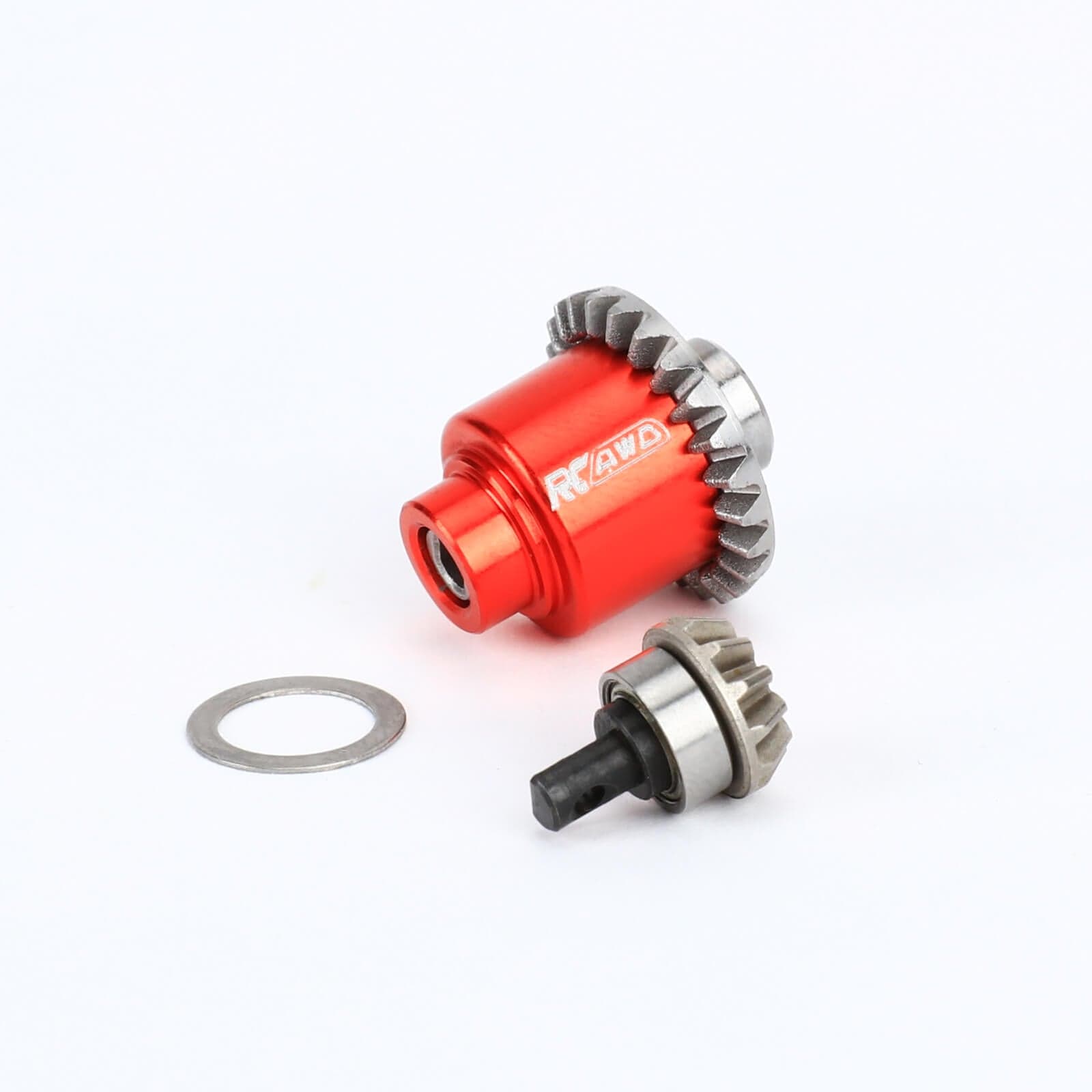 FCX24 Differential & Input Gear Set With Bearings - Steel Upgrade For FMS 1/24 RC Cars