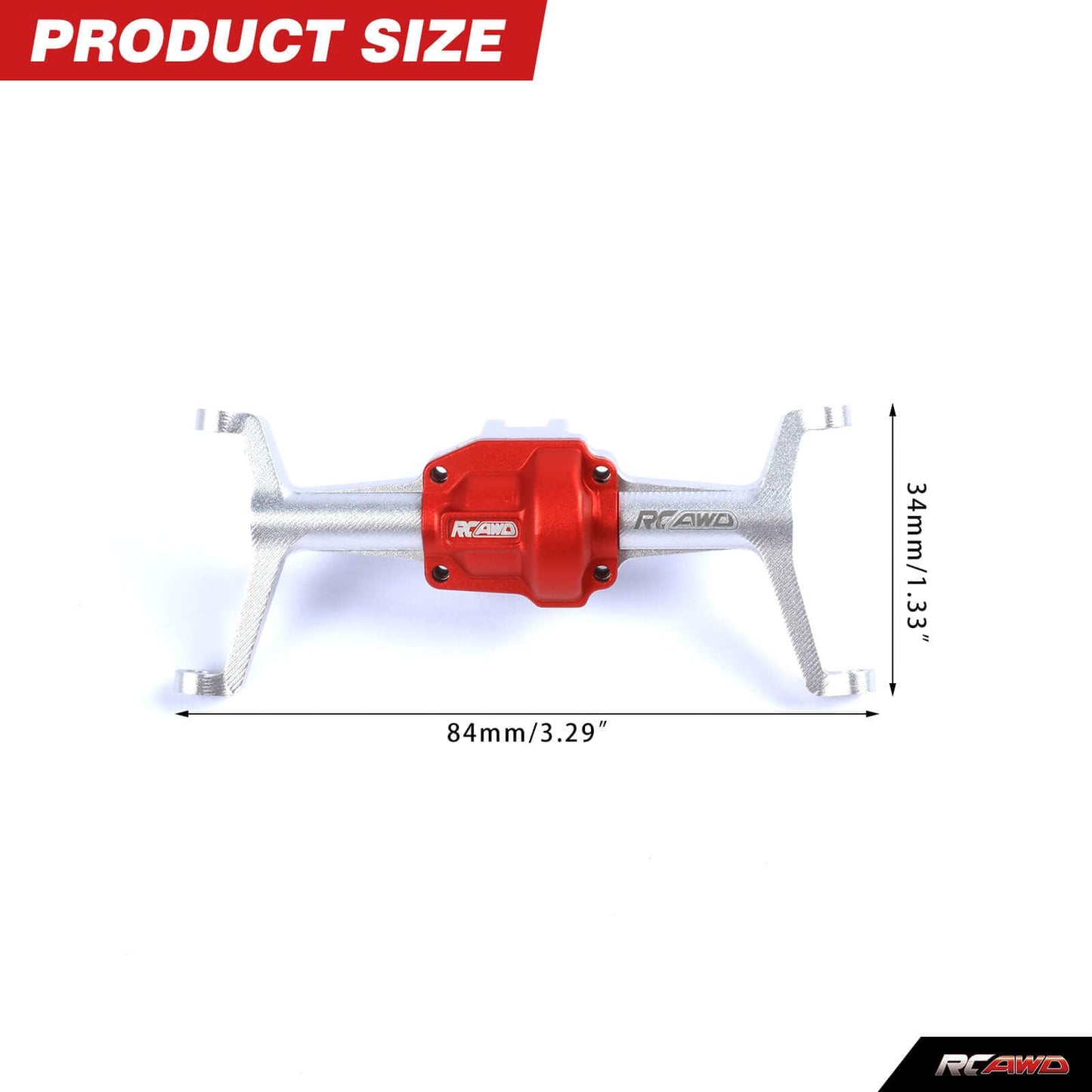 RCAWD HOBBYPLUS CR18P RCAWD HOBBYPLUS CR18P Upgrades Aluminum alloy front axle housing for Trail Hunter& Rock Van