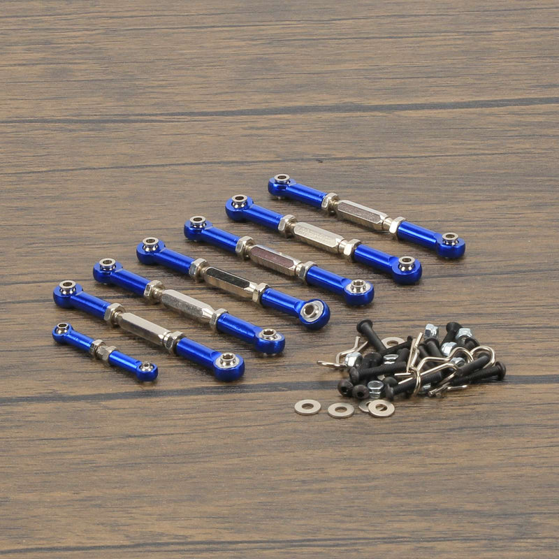RCAWD Aluminum Turnbuckles Camber Link with Rod Ends Sets for 1/10 Slash 4X4 Upgrade Parts 7pcs - RCAWD