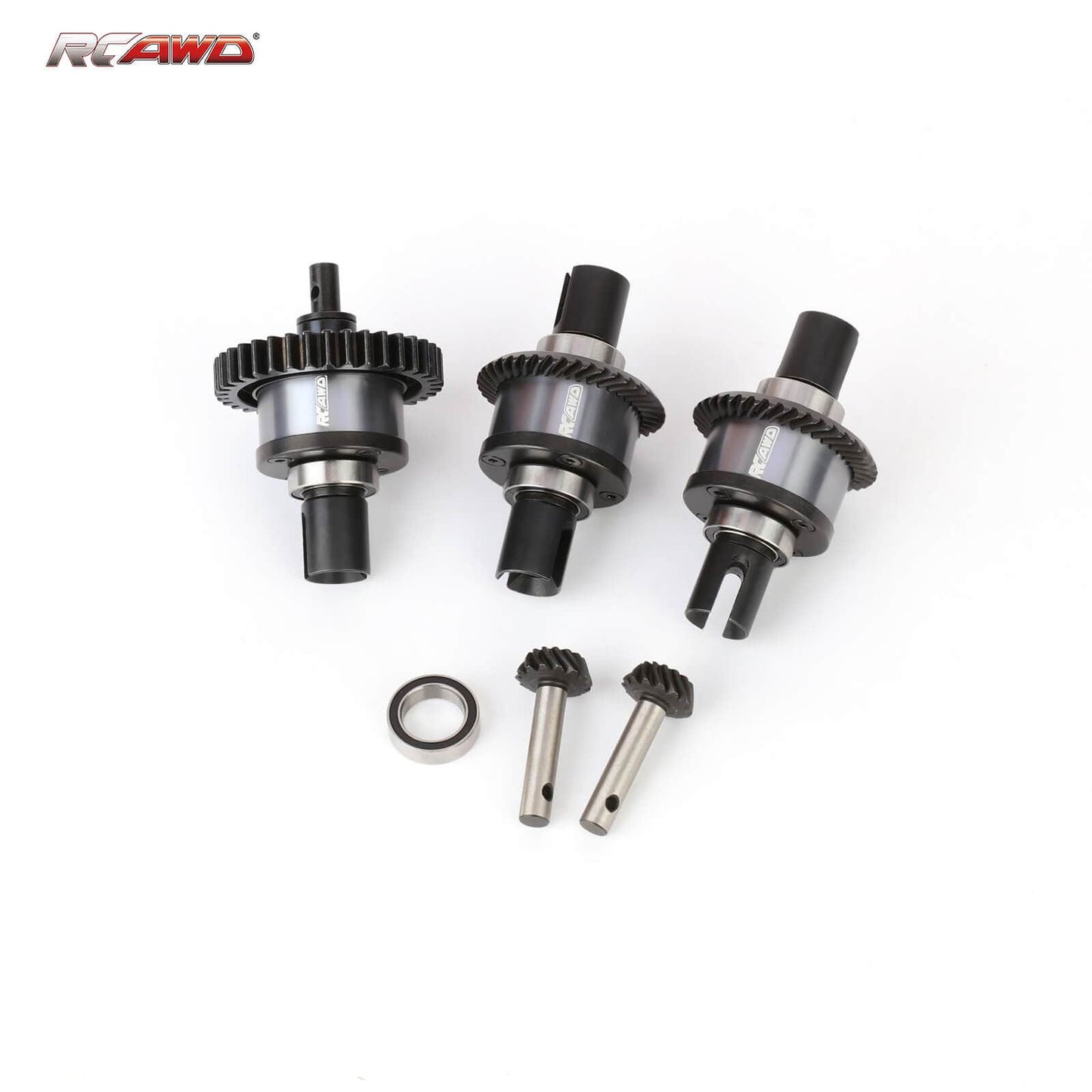 RCAWD losi baja rey RCAWD LOSI Baja Rey 2.0 40T 36T Front Rear Center Differential Assemblies Set with Input Gear