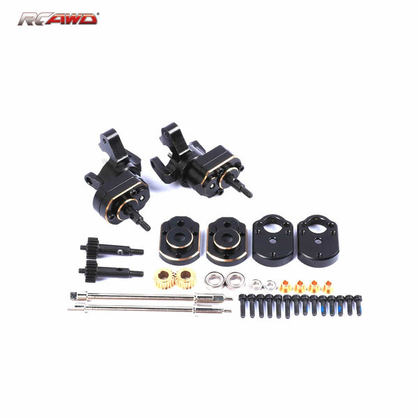 RCAWD Axial SCX24 Upgrades Parts Axle to Potal Axle Kit compatible with AX24 SCX2570 - RCAWD