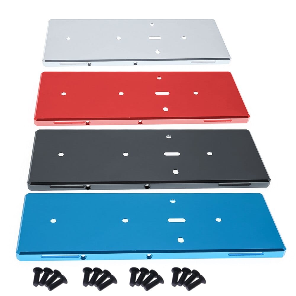 RCAWD RGT 136100 upgrade parts Alumium battery tray mount plate