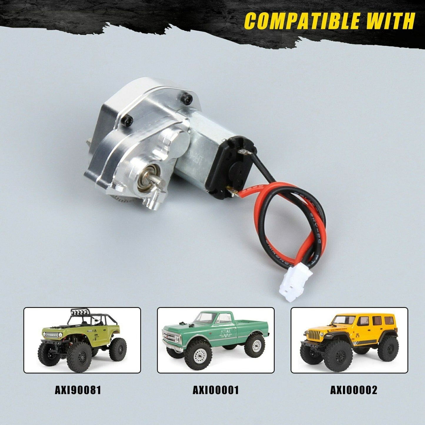 RCAWD SCX24 upgrade 030 55T Motor Full Metal Gearbox Assembled AXI31608 compatiable with AX24 - RCAWD