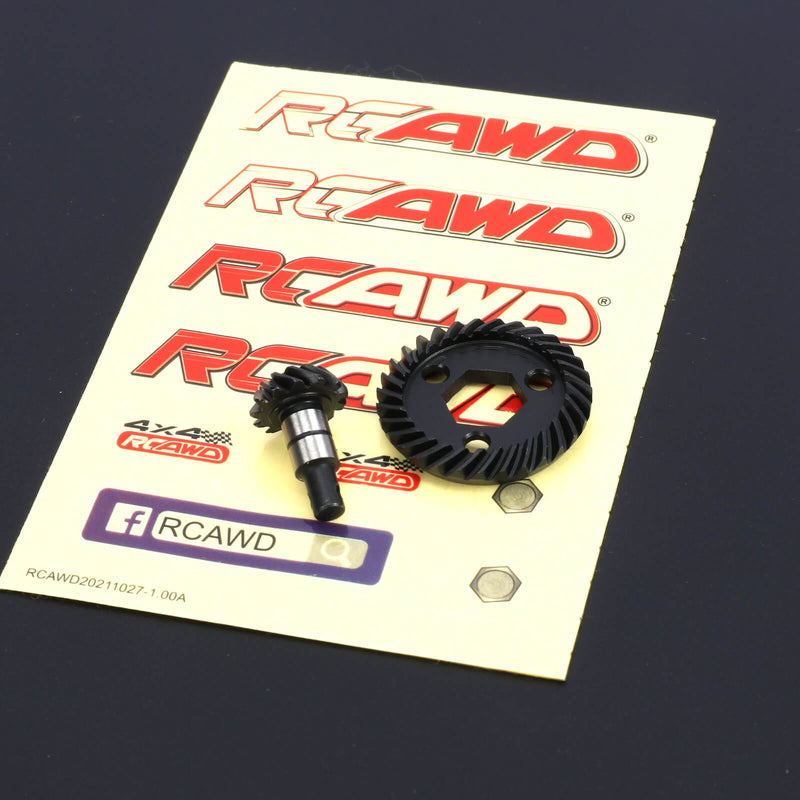 RCAWD Axial UTB18 Upgrades helical gear 40CrMo4 Bevel Gear Set AXI212000 - RCAWD