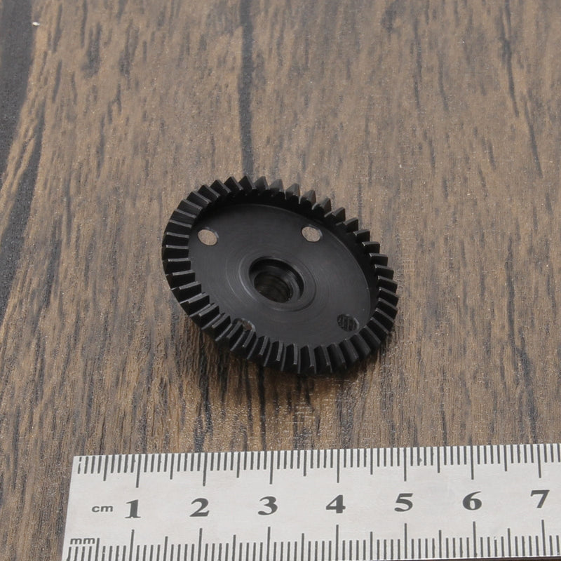 RCAWD Black Super heavy duty 40crmo Front/Rear Differential Ring Gear 43T for 1-8 Losi LMT RC car Upgrded part