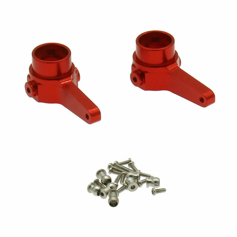 RCAWD KYOSHO UPGRADE PARTS steering hub carrier K989-34 RCAWD Alloy Upgrades Parts For 1/28 Wltoys K969 K989 P929 Kyosho Mini-Z Mini-Q D combination Red
