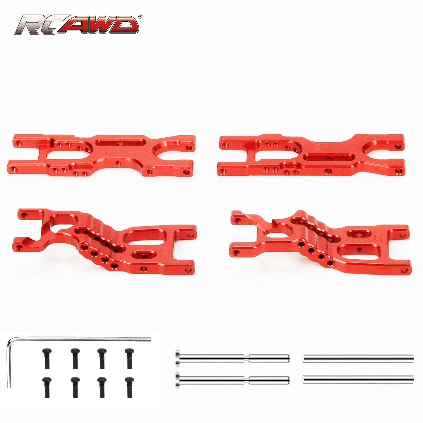 RCAWD Losi Mini-B mini-T Pro 2WD Buggy Suspension Arms A-Arm LOS214003-RCAWD