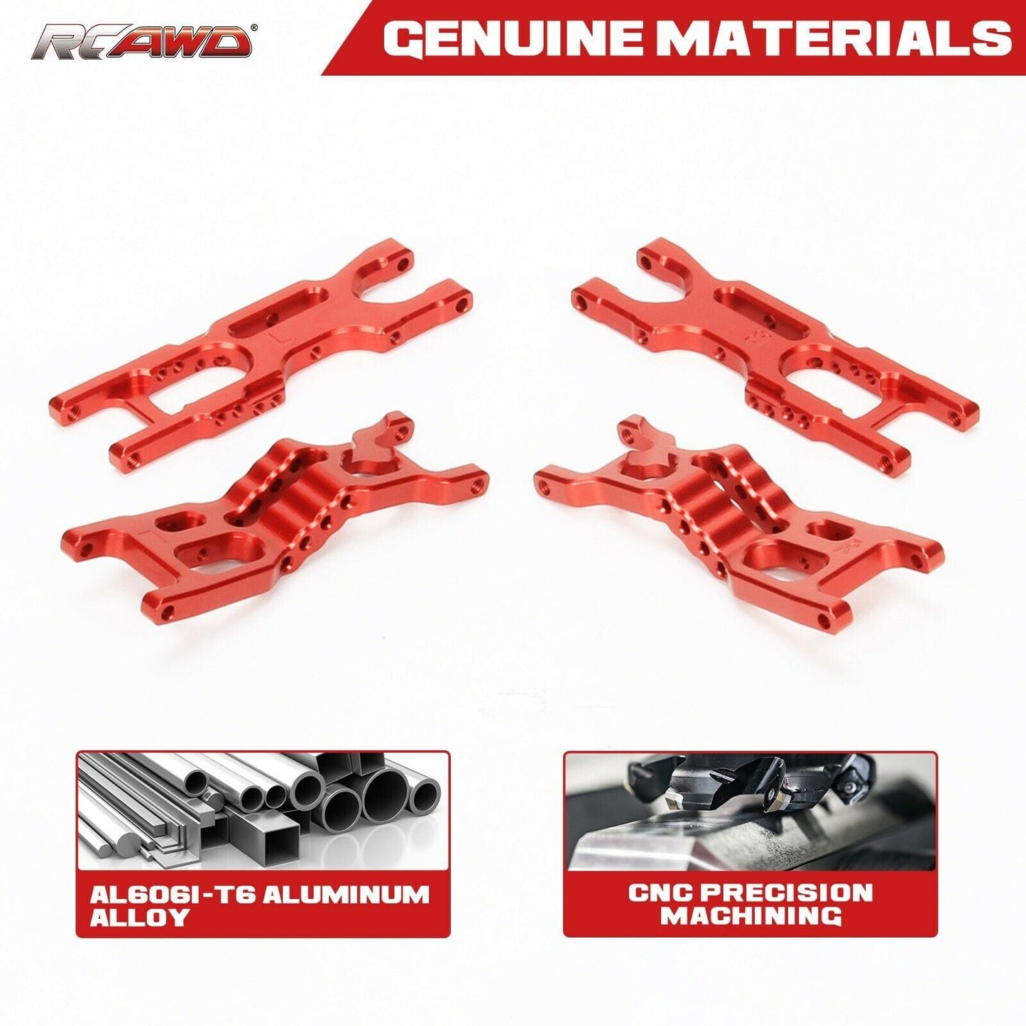RCAWD Losi Mini-B mini-T Pro 2WD Buggy Suspension Arms A-Arm LOS214003-RCAWD