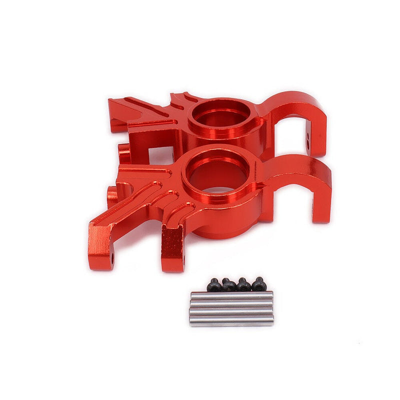 RCAWD TRAXXAS UPGRADE PARTS Red RCAWD Alloy Steering Hub Carrier 7737 For 1/5 RC Hobby Car Traxxas X-MAXX 2pcs