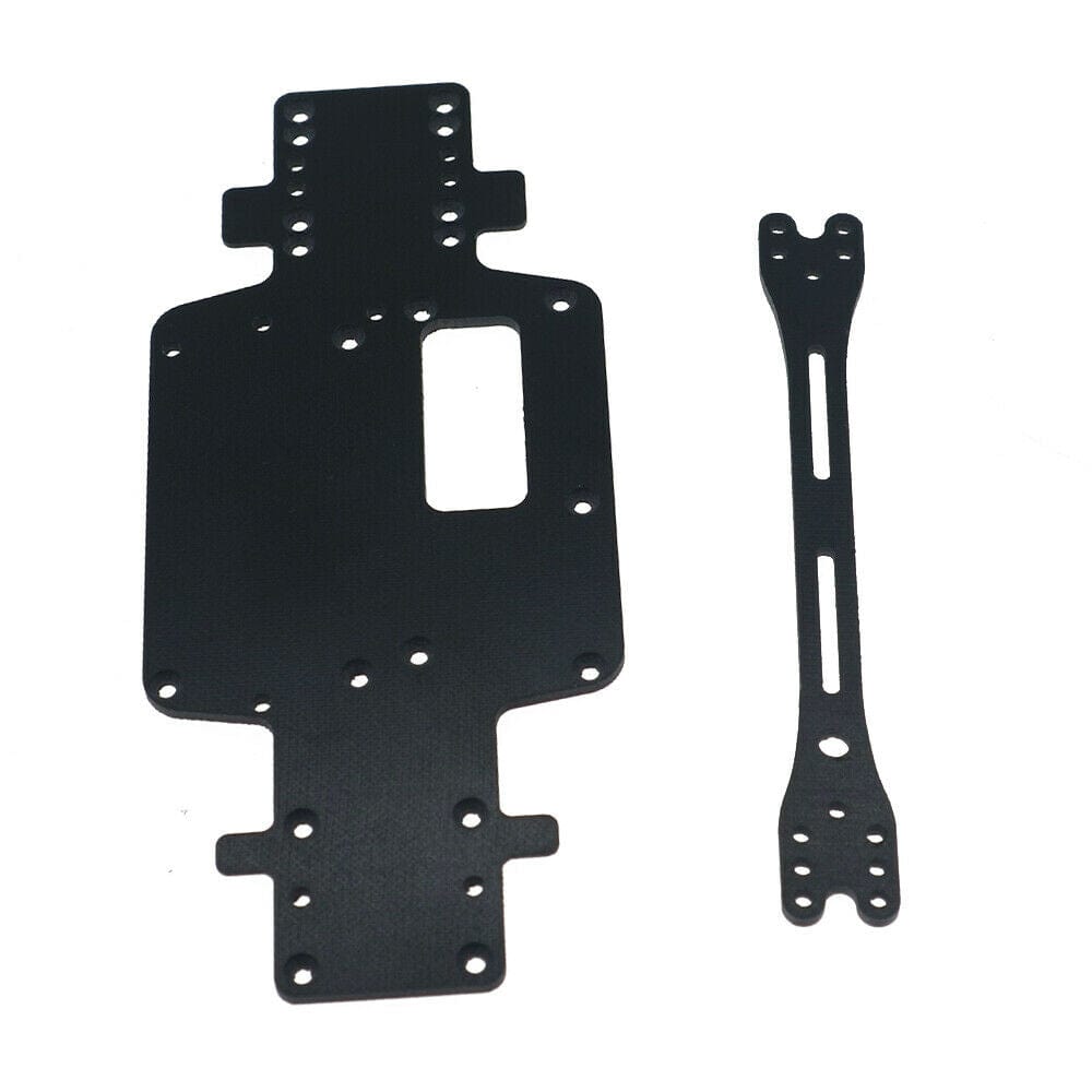 RCAWD WLTOYS UPGRADE PARTS RCAWD Wltoys K969 K989 Spare Parts-69 Carbon Fiber Chassis Upgrade Parts