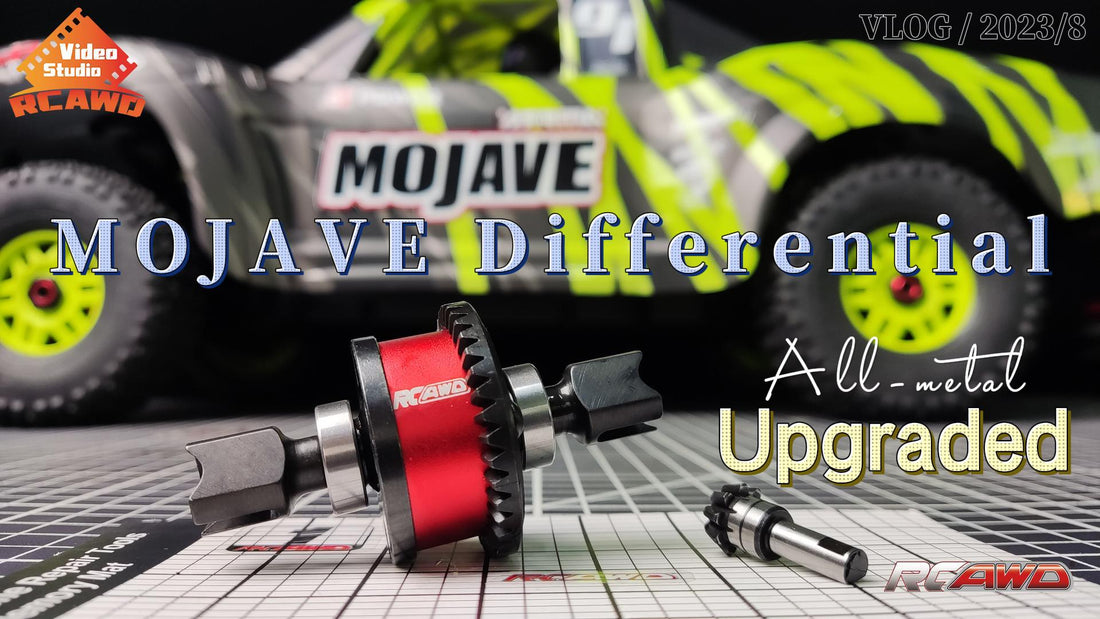 RCAWD High-Performance Front and Rear Metal Differential Upgrade for ARRMA 6S