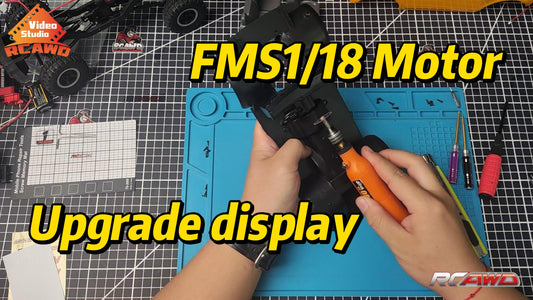 FMS 1/18 RC Crawler motor upgrades solution from RCAWD