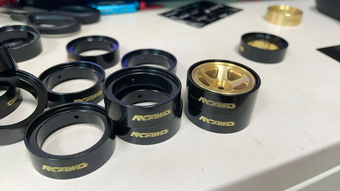 RCAWD latest Axial SCX24 1.0'' brass beadlock wheels are coming soon!
