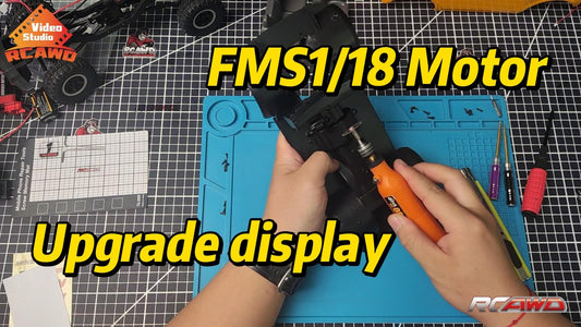 FMS 1/18 RC Crawler motor upgrades solution from RCAWD - RCAWD