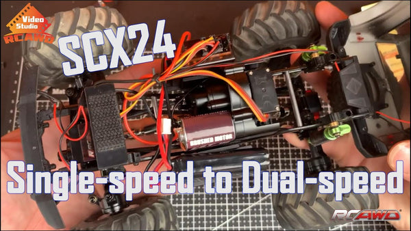 rcawd scx24 new release - 2 speed motor