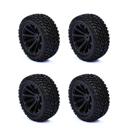 1/10 Pre - glued RC Wheel Tires for RC Rally Car RC On - road Car - RCAWD