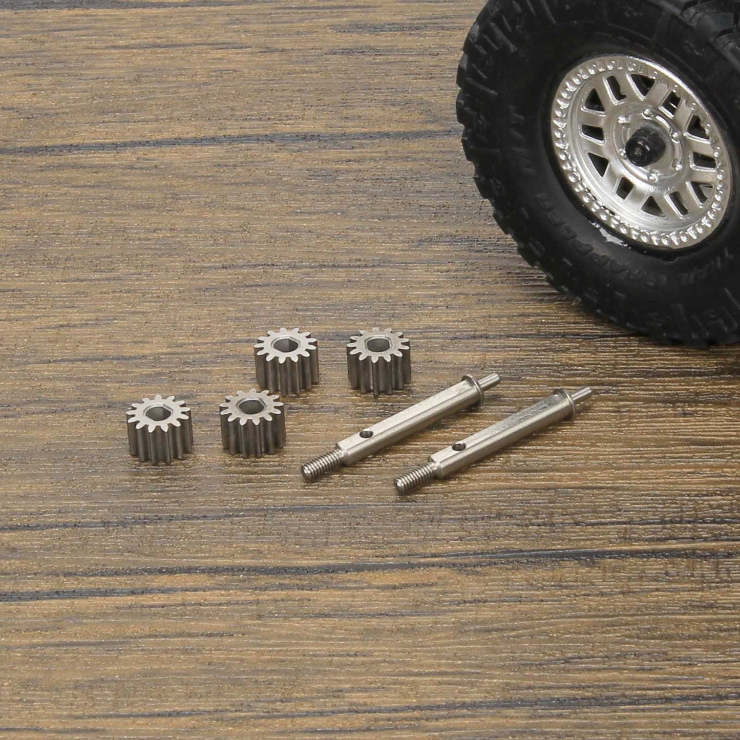 #45 Steel Portal Gears For RCAWD Front Rear Portal Axle for Axial 1 - 24 SCX24 - RCAWD