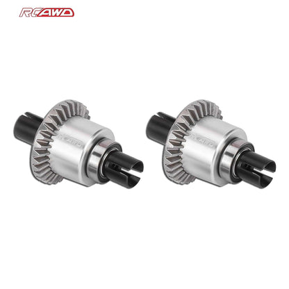 RCAWD ARRMA Grom 30T Front Rear Oil Filled Differential Assembly Silver