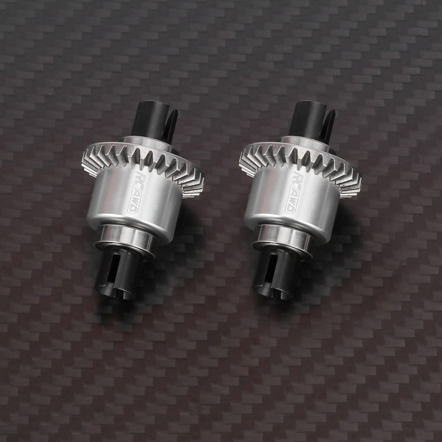 RCAWD ARRMA Grom 30T Front Rear Oil Filled Differential Assembly Silver