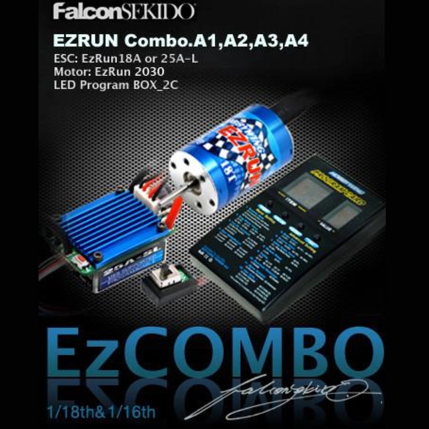 Hobbywing HOBBYWING EZRUN Combo A2 Hobbywing EZRUN Combo for 1/18 Car (A Series)