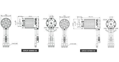 Hobbywing HOBBYWING Hobbywing EZRUN 4278 / 4268 SD G2 Motor