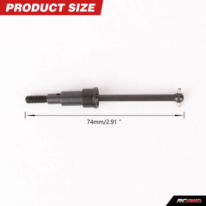 RCAWD 1/12 Losi 2S AWD Upgrade Parts RCAWD 74MM 40CrMo Front Rear CVD Drive Shafts Set for Arrma Mojave Losi Nascar Upgrade Parts