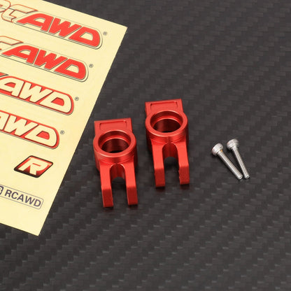 RCAWD 1/12 Losi 2S AWD Upgrade Parts Rear Stub Axle Carriers / Red RCAWD Arrma Mojave Grom Front Rear Suspension Arms Set with Rear Stub Axle Carriers Steering Knuckles