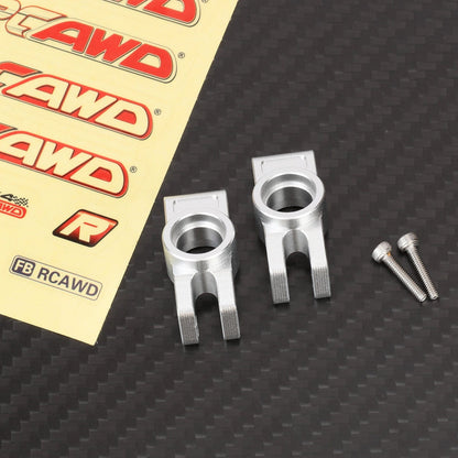 RCAWD 1/12 Losi 2S AWD Upgrade Parts Rear Stub Axle Carriers / Silver RCAWD Arrma Mojave Grom Front Rear Suspension Arms Set with Rear Stub Axle Carriers Steering Knuckles