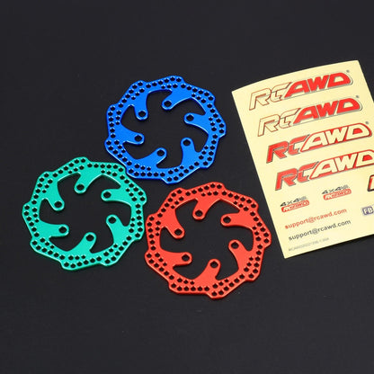 RCAWD 1/4 Losi Promoto-MX upgrades parts Full set RCAWD 1/4 Losi Promoto-MX Upgrades Rear Aluminum Brake Rotor for losi Motorcycle