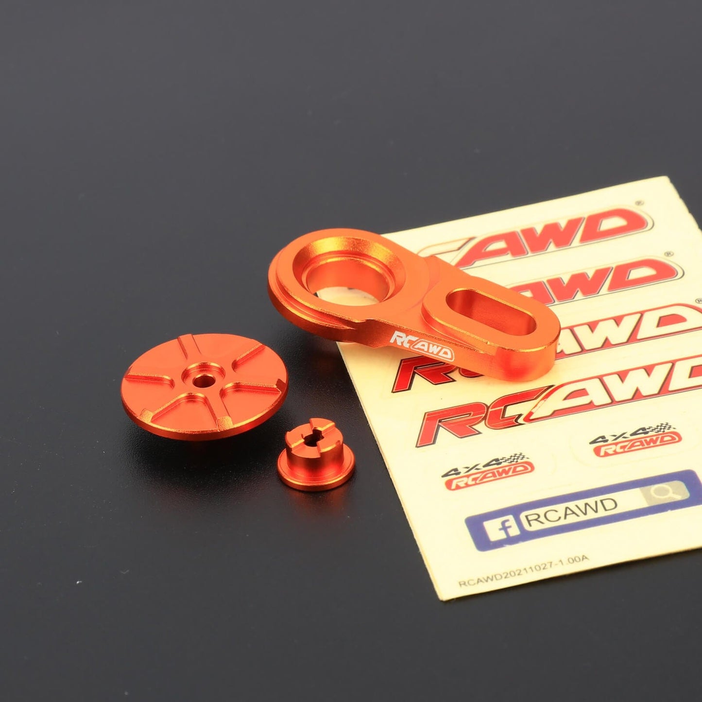 RCAWD 1/4 Losi Promoto-MX upgrades parts Orange / Only Servo Saver RCAWD 1/4 Losi Promoto-MX Upgrades Servo Saver Assembly for losi Motorcycle LOS261011S