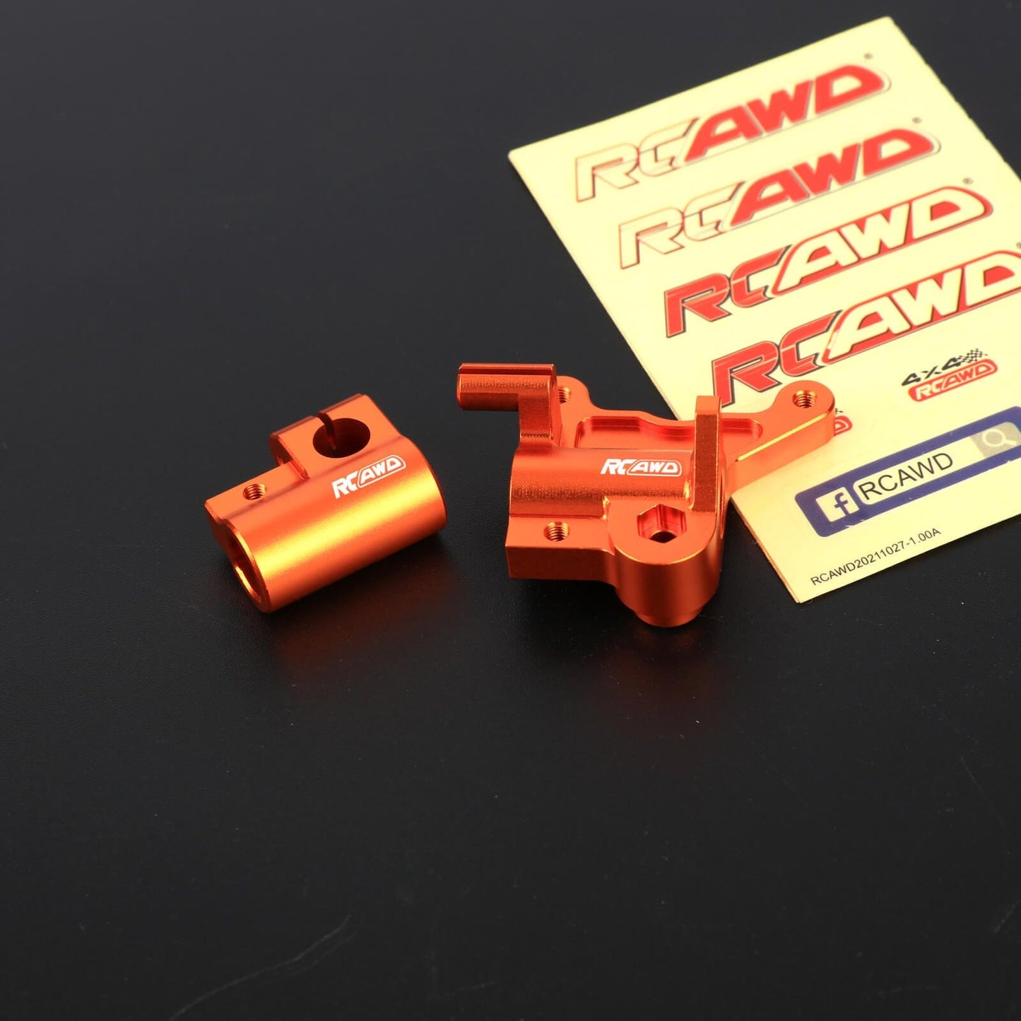 RCAWD 1/4 Losi Promoto-MX upgrades parts Orange RCAWD 1/4 Losi Promoto-MX Upgrades Fork Lug Set for losi Motorcycle LOS264006S