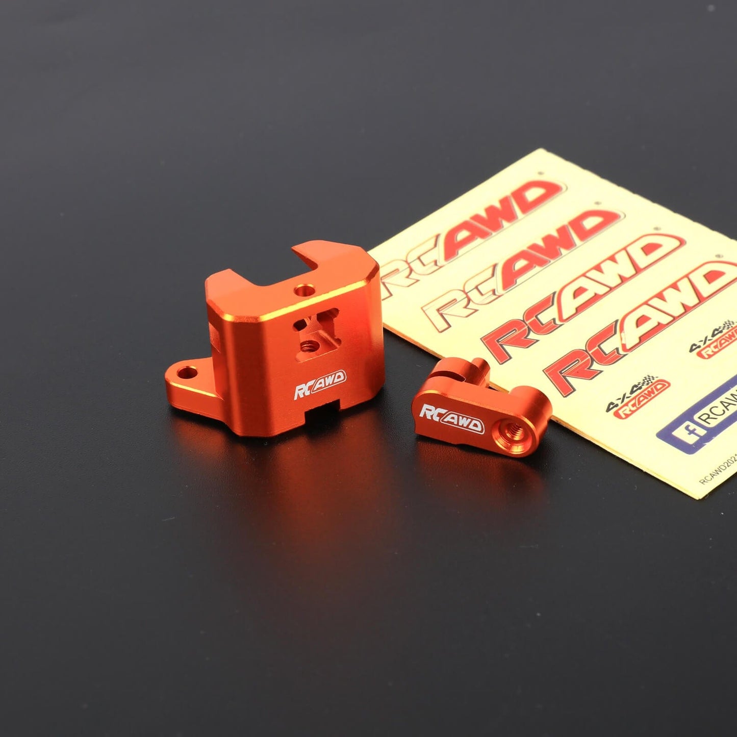 RCAWD 1/4 Losi Promoto-MX upgrades parts Orange RCAWD 1/4 Losi Promoto-MX Upgrades Front Brake Caliper for losi Motorcycle LOS262009S