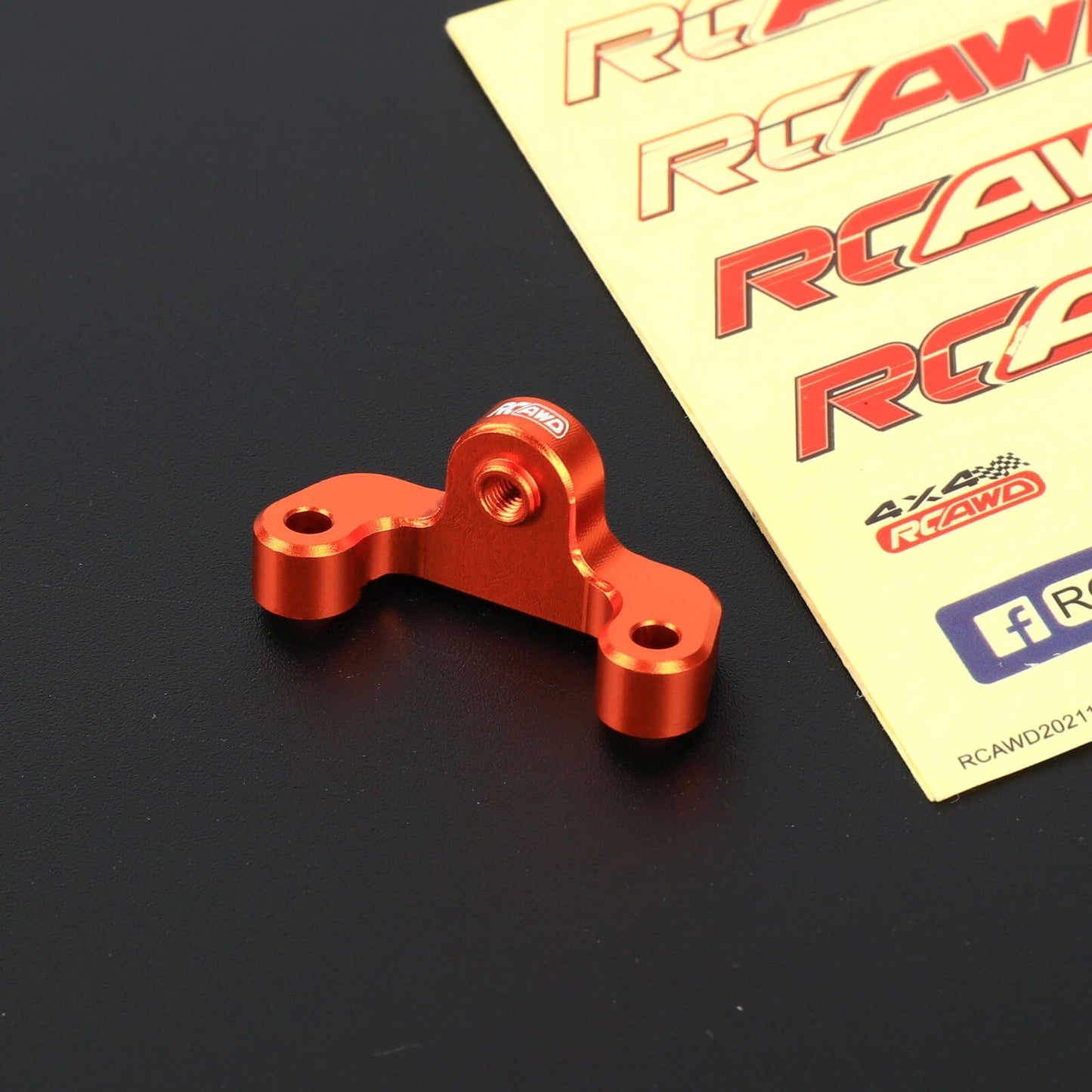 RCAWD 1/4 Losi Promoto-MX upgrades parts Orange RCAWD 1/4 Losi Promoto-MX Upgrades Triple Clamp Set for losi Motorcycle LOS264004S