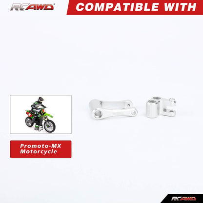 RCAWD 1/4 Losi Promoto-MX upgrades parts RCAWD 1/4 Losi Promoto-MX Upgrades Aluminum Knuckle & Pull Rod for losi Motorcycle LOS364001S