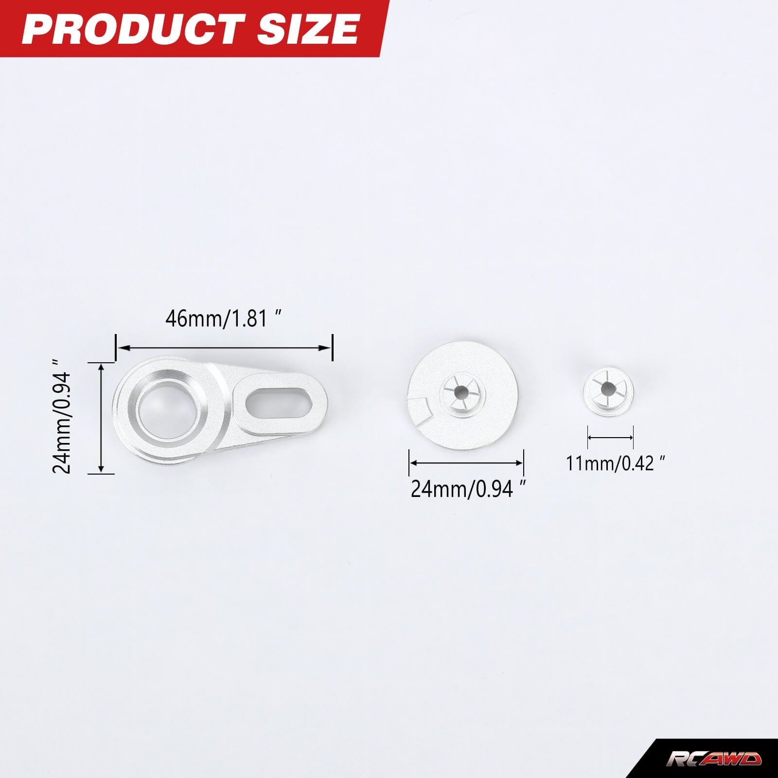 RCAWD 1/4 Losi Promoto-MX upgrades parts RCAWD 1/4 Losi Promoto-MX Upgrades Servo Saver Assembly for losi Motorcycle LOS261011S