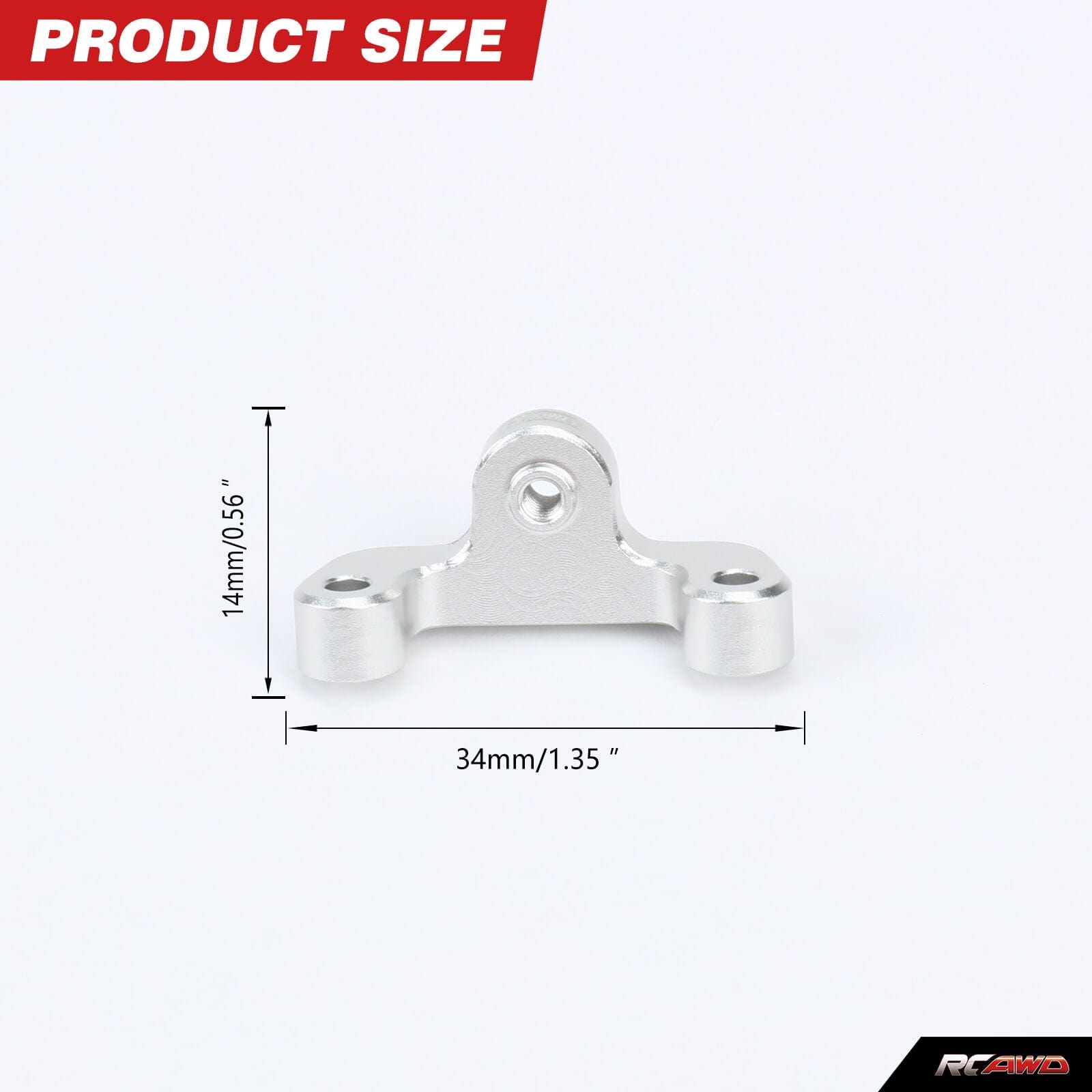 RCAWD 1/4 Losi Promoto-MX upgrades parts RCAWD 1/4 Losi Promoto-MX Upgrades Triple Clamp Set for losi Motorcycle LOS264004S