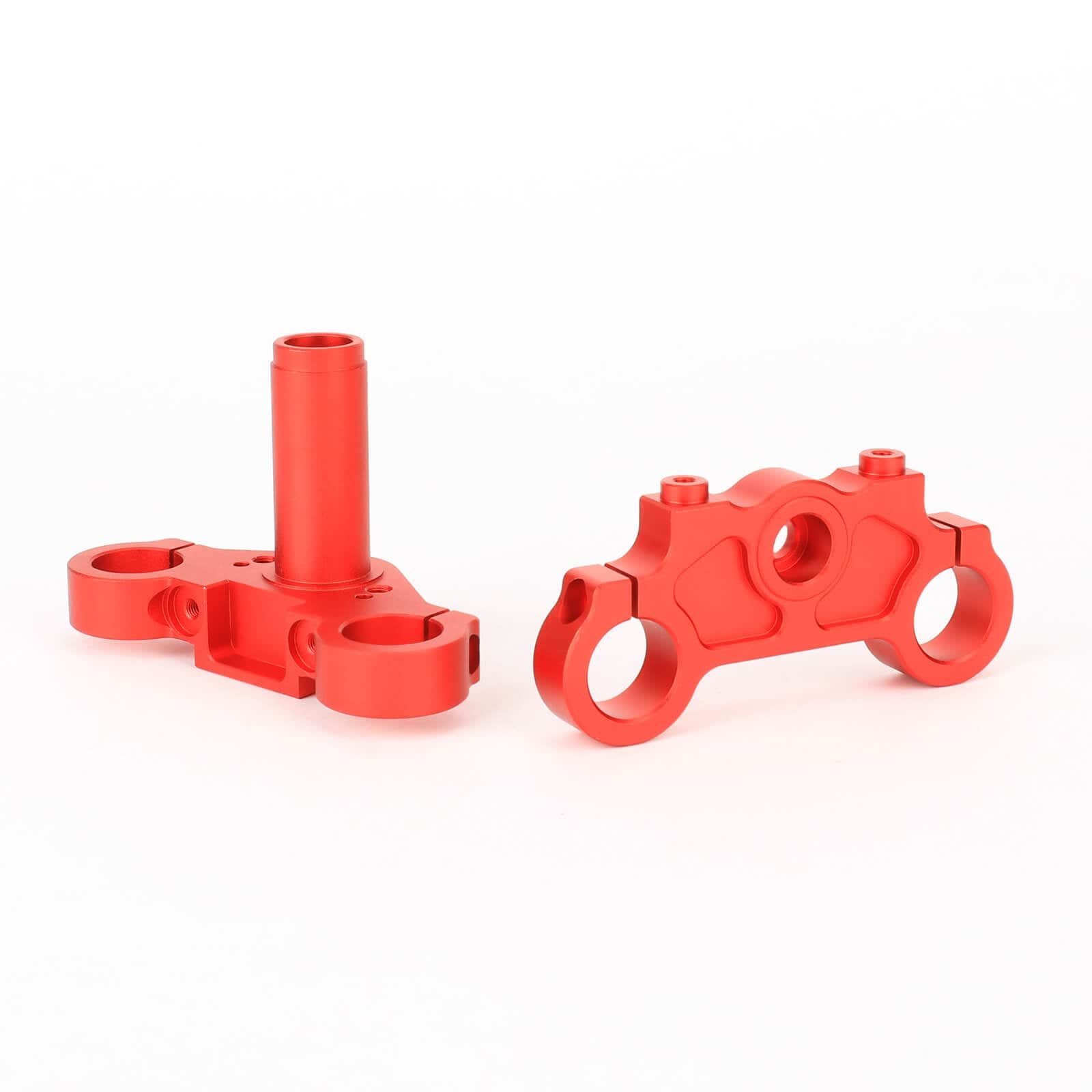 RCAWD 1/4 Losi Promoto-MX upgrades parts RCAWD Aluminum Triple Clamp Set for Losi 1/4 Promoto-MX Motorcycle