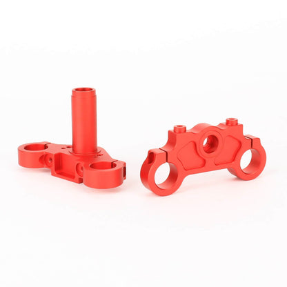 RCAWD 1/4 Losi Promoto-MX upgrades parts RCAWD Aluminum Triple Clamp Set for Losi 1/4 Promoto-MX Motorcycle