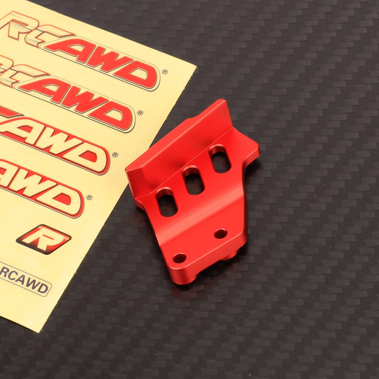 RCAWD 1/4 Losi Promoto-MX upgrades parts Red RCAWD Aluminum Chain Guard Board for Losi 1/4 Promoto-MX Motorcycle