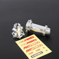 RCAWD 1/4 Losi Promoto-MX upgrades parts Silver RCAWD 1/4 Losi Promoto-MX Upgrades Aluminum Hub Set for losi Motorcycle LOS362005S