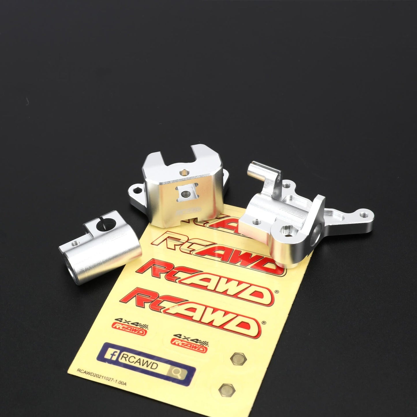 RCAWD 1/4 Losi Promoto-MX upgrades parts Silver RCAWD 1/4 Losi Promoto-MX Upgrades Fork Lug Set & Brake Caliper for losi Motorcycle D2-LOS264006S