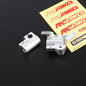 RCAWD 1/4 Losi Promoto-MX upgrades parts Silver RCAWD 1/4 Losi Promoto-MX Upgrades Fork Lug Set for losi Motorcycle LOS264006S